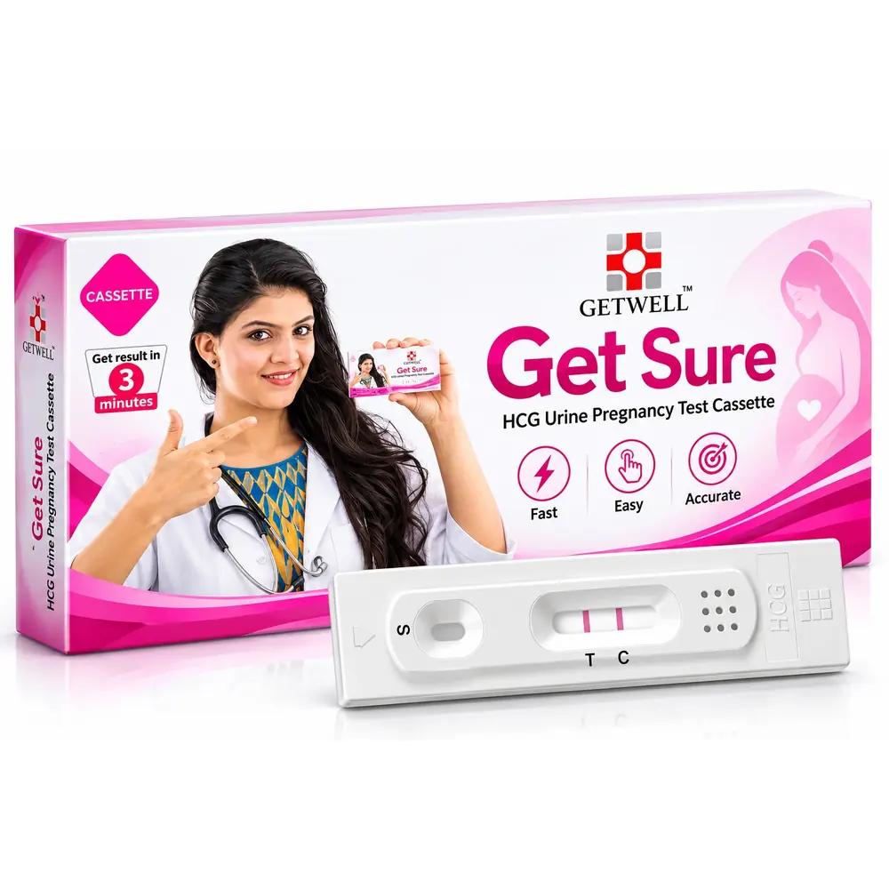 Get Sure HCG Urine Pregnancy Test Cassette